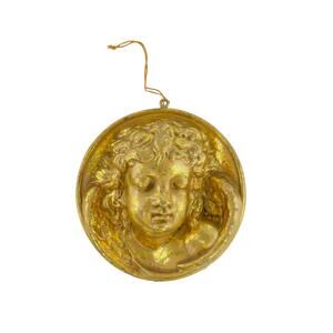 Vintage Gold Cherub Angel Ornament Baroque Christmas Tree Décor